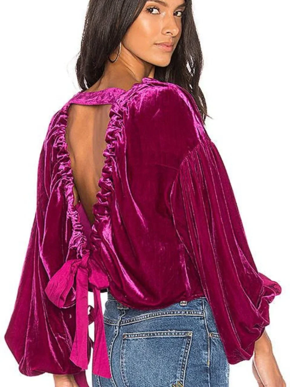 Free People Velvet Gimme Some Lovin' Top
